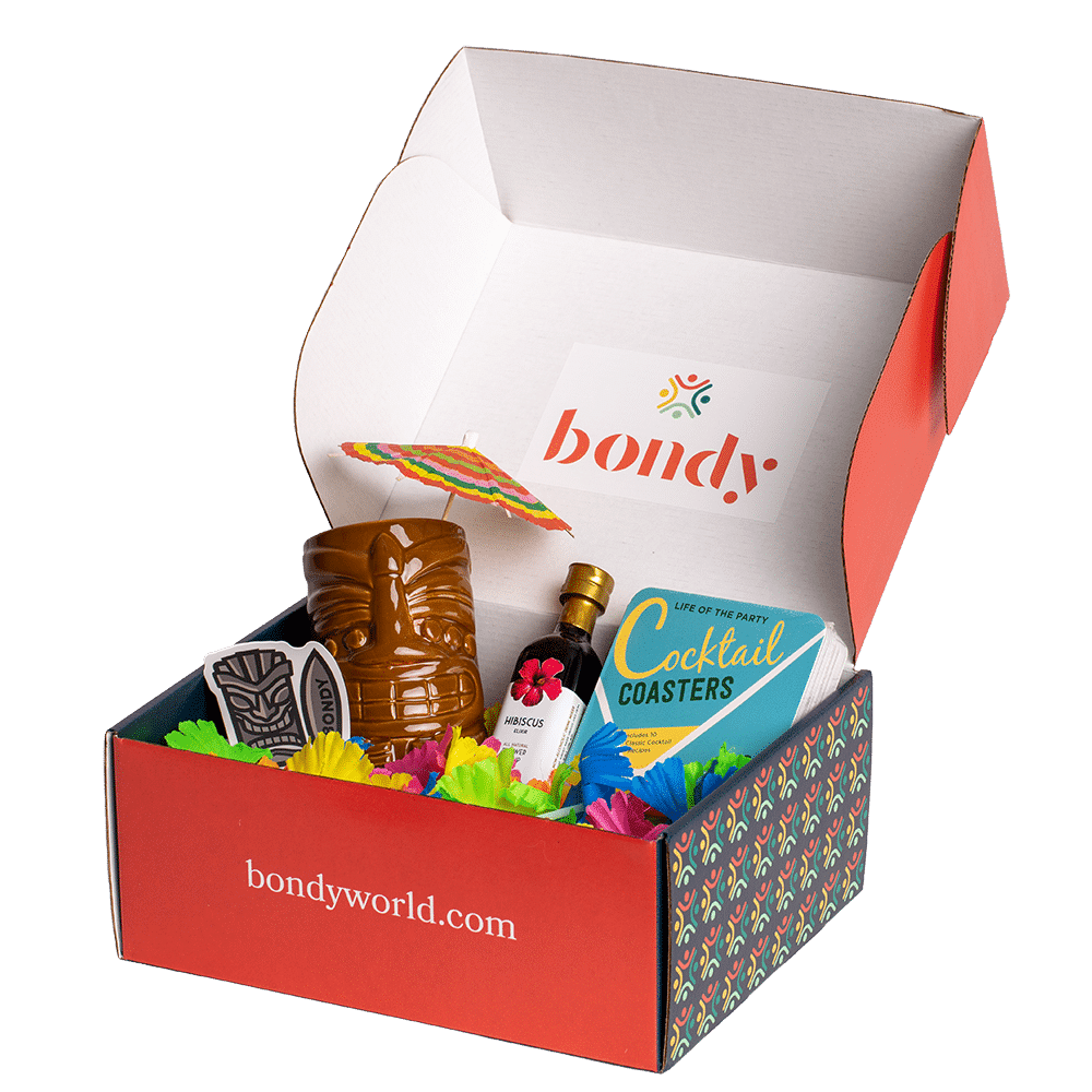 BondyPARTY Luau Party Gift Box