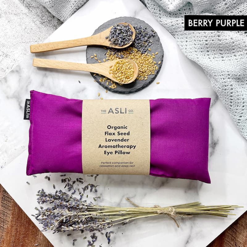theaslico eye pillow berry purple